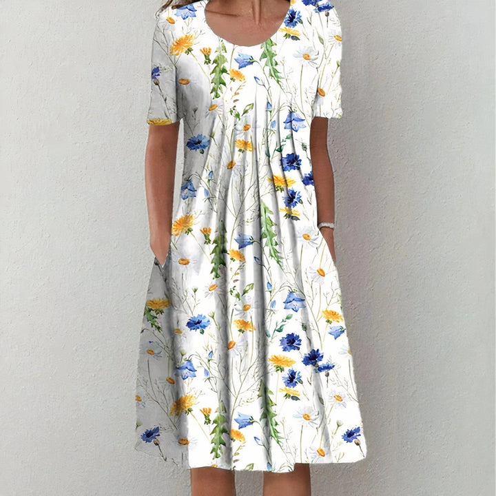 Maisie Floral Summer Dress with V-Neck Foto 5