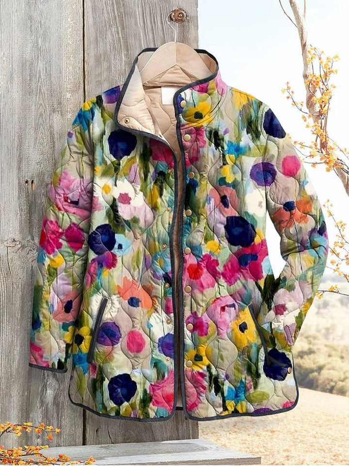 Marnie Quilted Jacket with Vintage Floral Print Foto 1