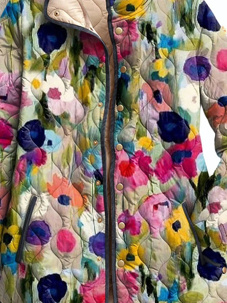 Marnie Quilted Jacket with Vintage Floral Print Foto 2