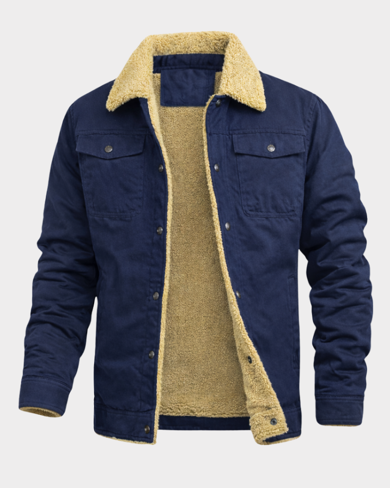 Men's Autumn Jacket Tailored Lightweight in Blue