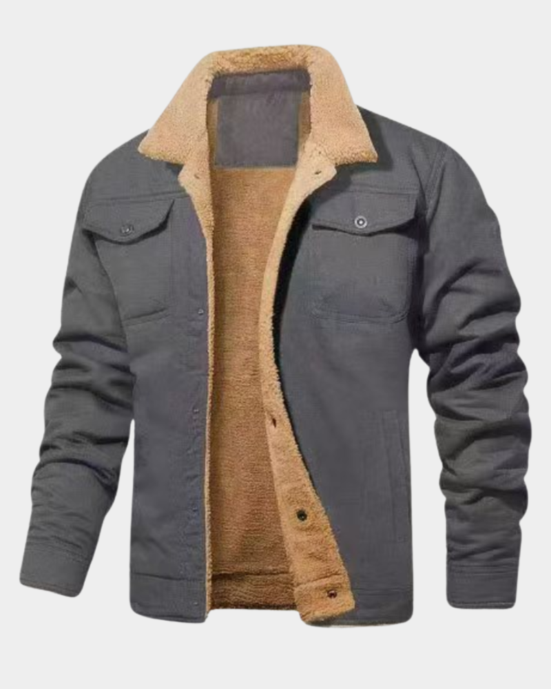 Men's Autumn Jacket Tailored Lightweight in Grey