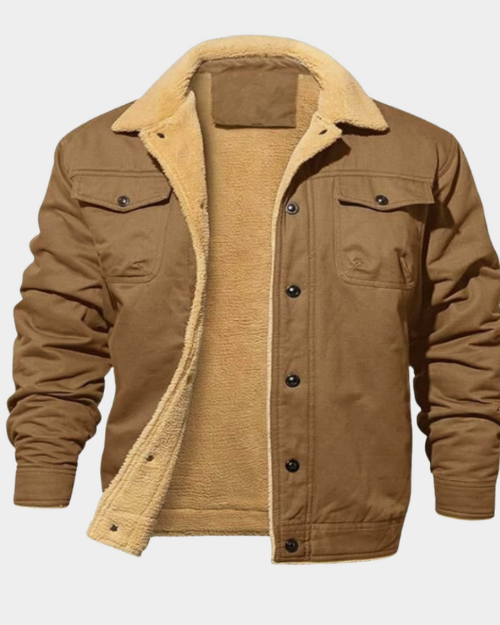 Men's Autumn Jacket Tailored Lightweight in Khaki