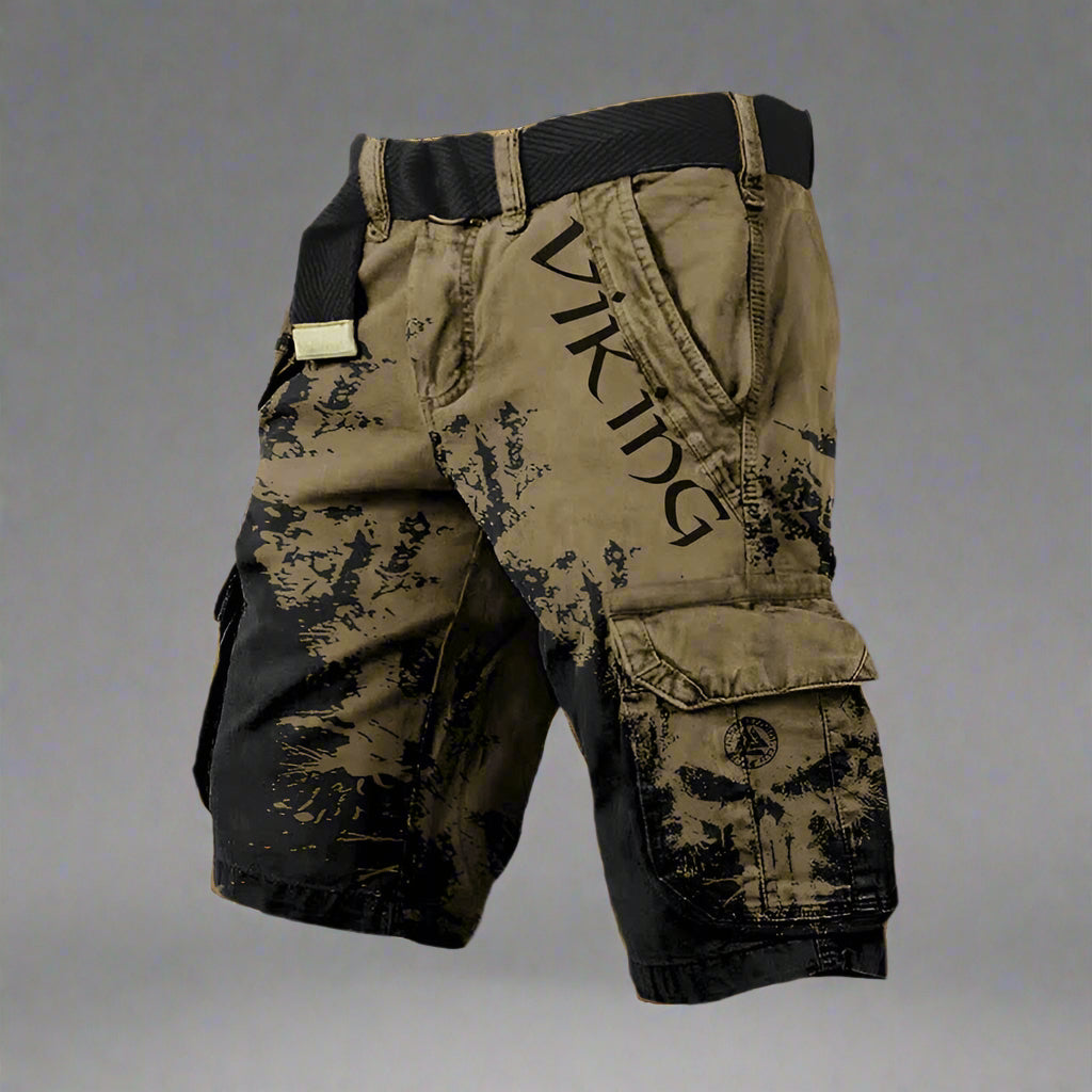 Men's Cargo Pants with Deep Pockets in Black