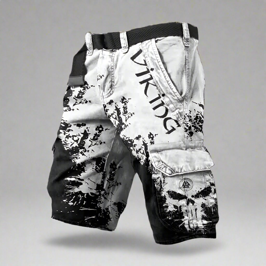 Men's Cargo Pants with Deep Pockets in White