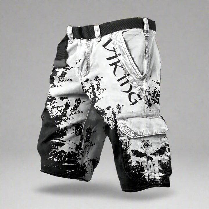 Men's Cargo Pants with Deep Pockets in White