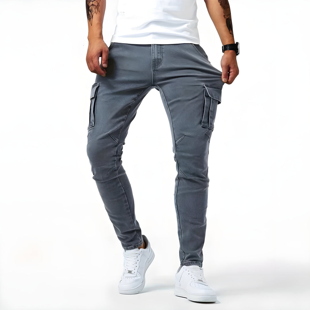 Men's Cargo Pants with Practical Multiple Pockets (2)