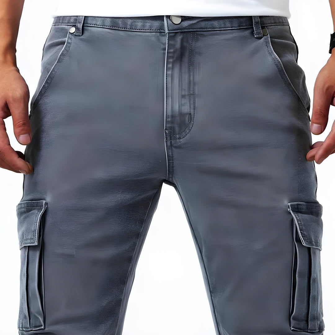 Men's Cargo Pants with Practical Multiple Pockets (4)