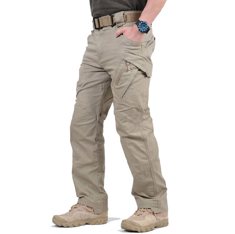Men's Cargo Trousers for Work and Adventure in Khaki