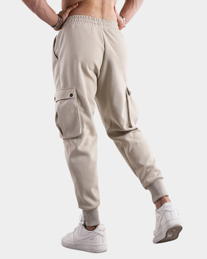 Men's Cargo Trousers with Modern Tapered Fit (6)