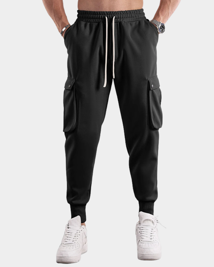 Men's Cargo Trousers with Modern Tapered Fit (8)