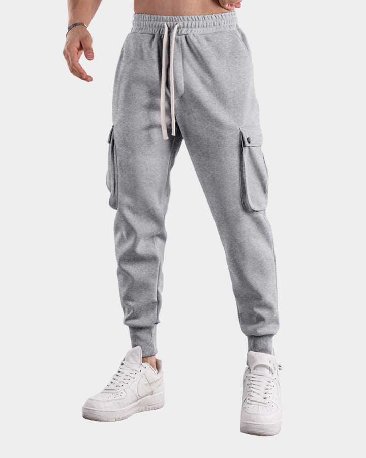 Men's Cargo Trousers with Modern Tapered Fit (9)
