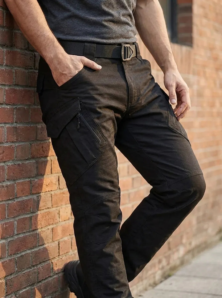 Men's Cargo Trousers with Multi-Pocket Design (3)