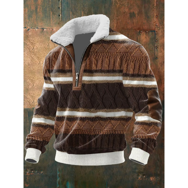 Men's Casual Autumn Fleece Pullover (13)