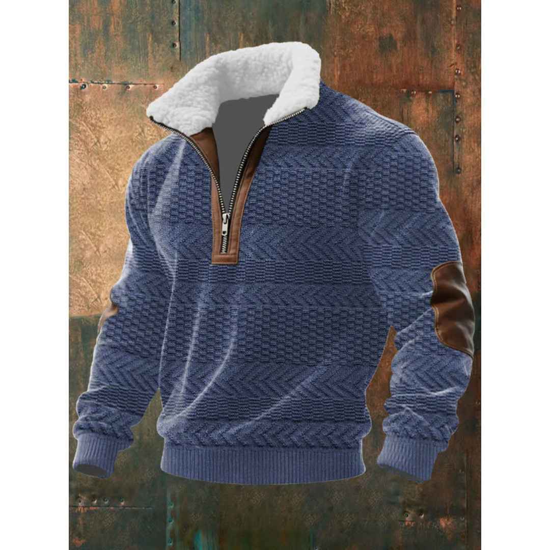 Men's Casual Autumn Fleece Pullover (14)