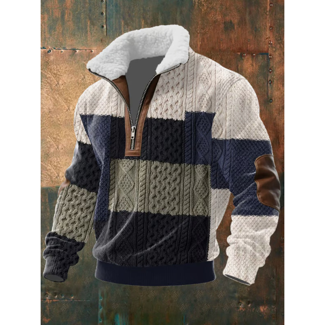 Men's Casual Autumn Fleece Pullover (18)