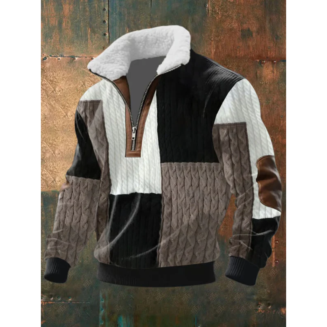 Men's Casual Autumn Fleece Pullover (5)