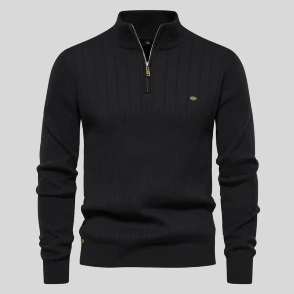 Men's Christmas Jumper for Versatile Everyday Wear in Black