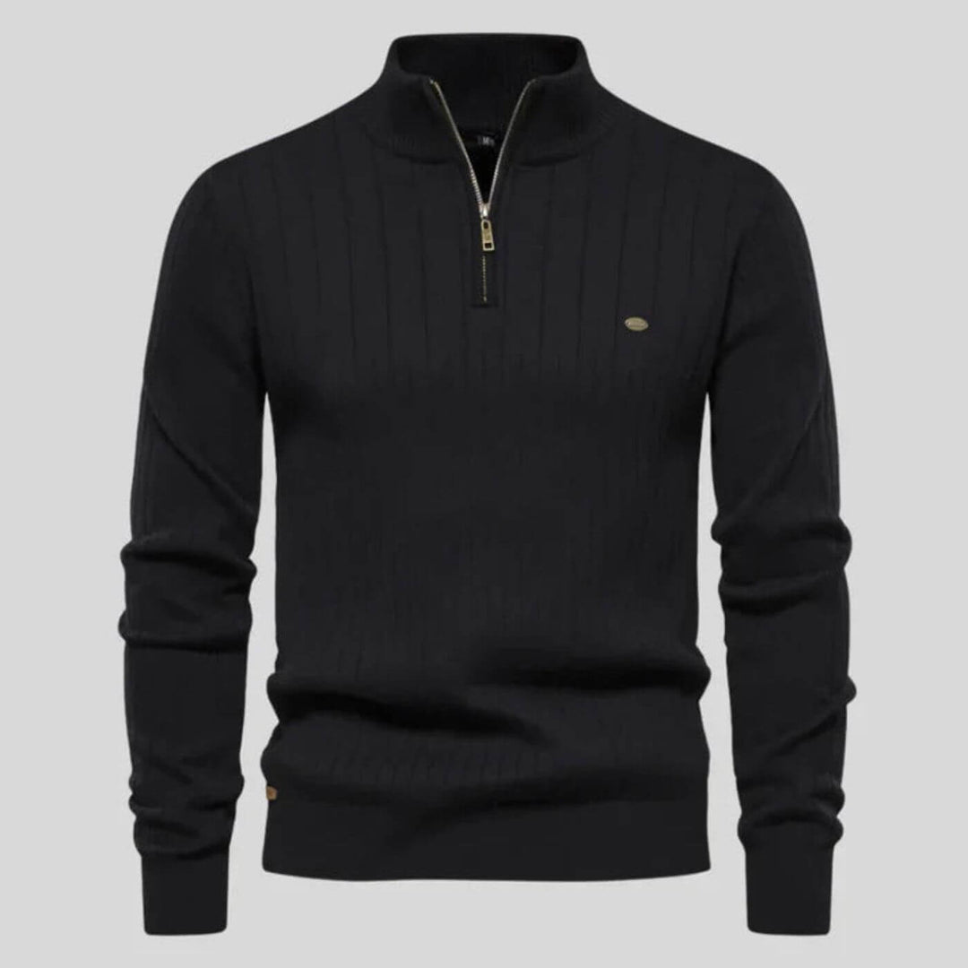 Men's Christmas Jumper for Versatile Everyday Wear in Black
