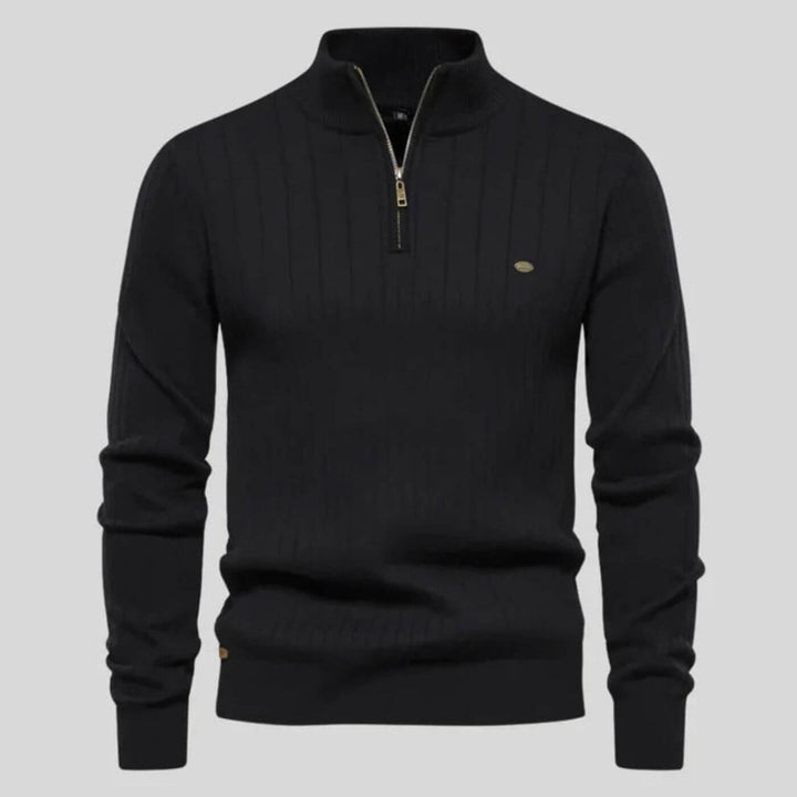 Men's Christmas Jumper for Versatile Everyday Wear in Black