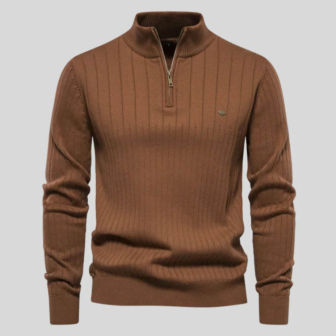 Men's Christmas Jumper for Versatile Everyday Wear in Brown