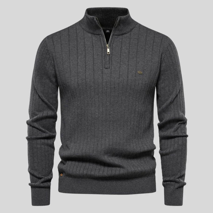Men's Christmas Jumper for Versatile Everyday Wear in Grey