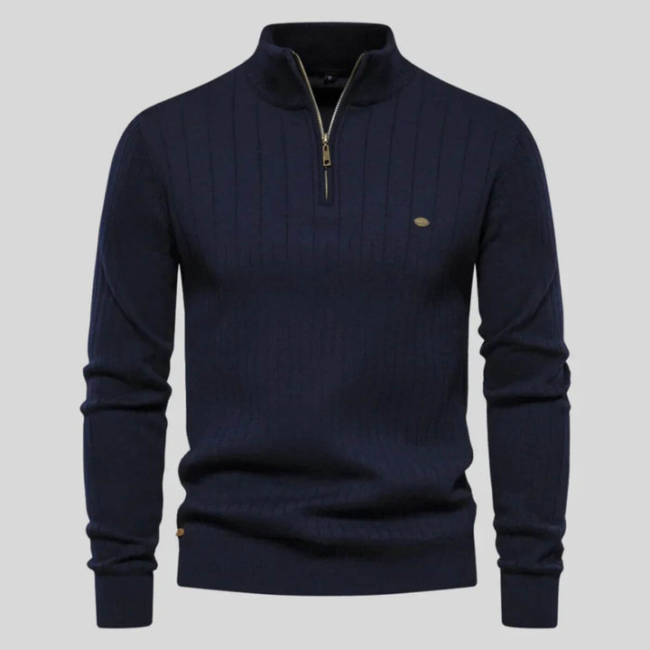 Men's Christmas Jumper for Versatile Everyday Wear in Navy