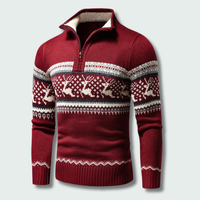 Archie | Men's Christmas Jumper with Adjustable Zip