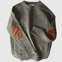 Louie | Men's Christmas Jumper with Elbow Patches