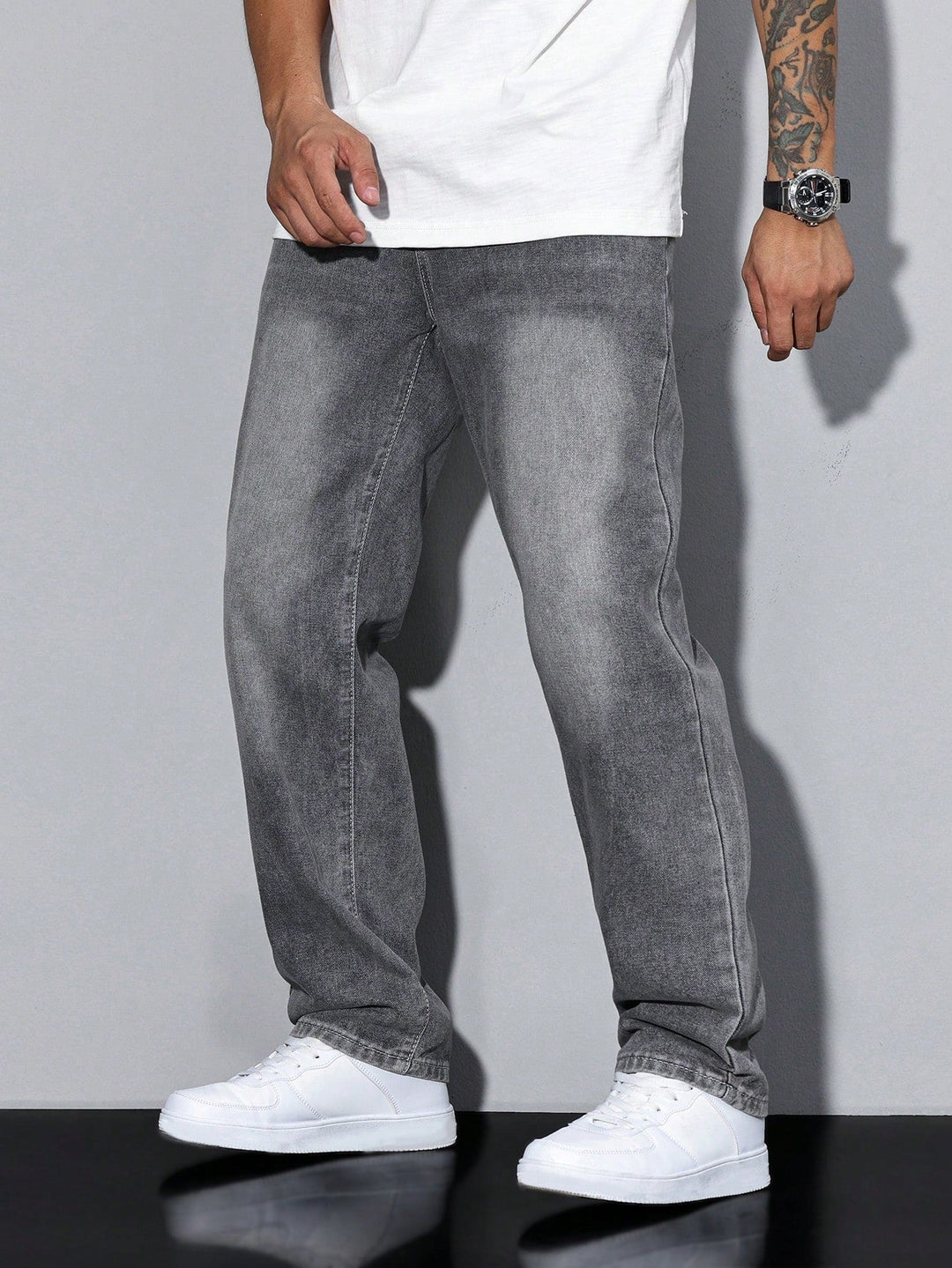 Men's Classic Baggy Denim Jeans (10)