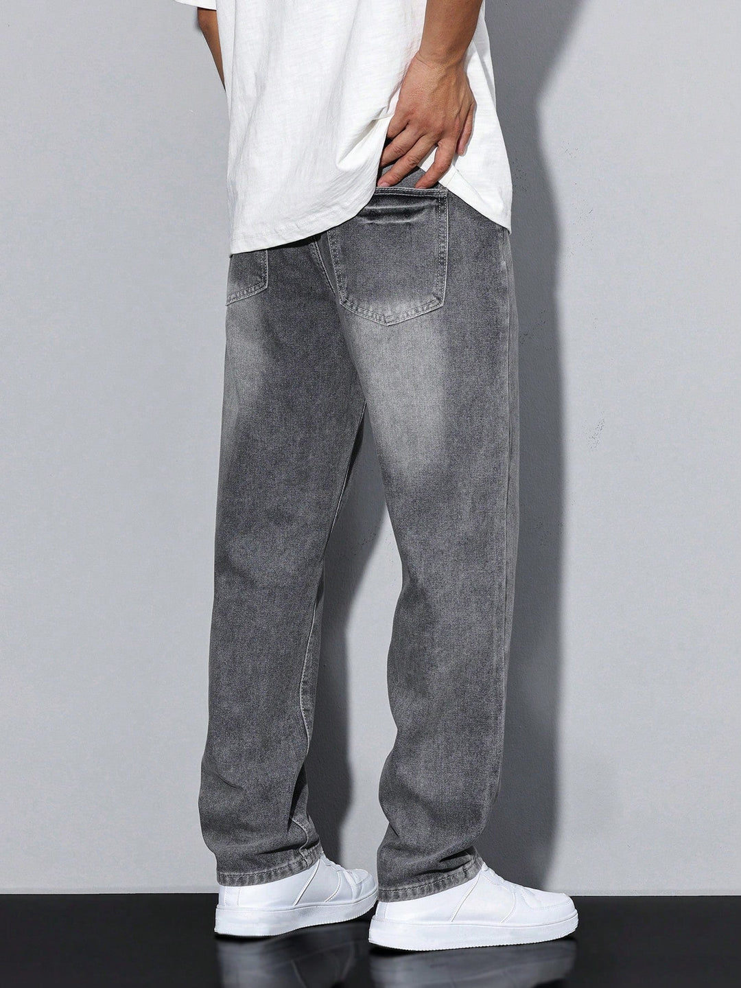 Men's Classic Baggy Denim Jeans (9)