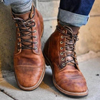 Theo | Men's Classic Leather Boots for Autumn Outfits