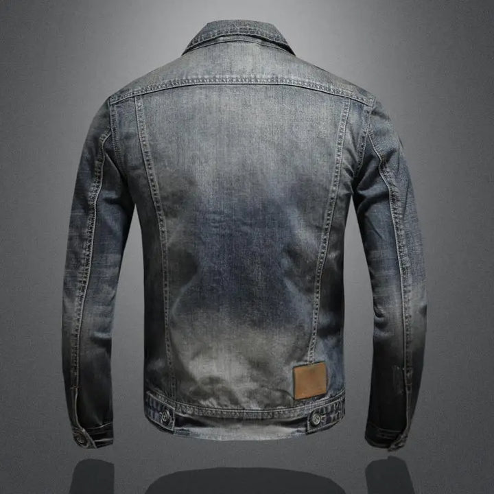 Men's Classic Retro Denim Coats (4)