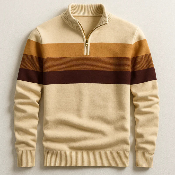 Men's Cotton Pullover Relaxed Fit in Brown