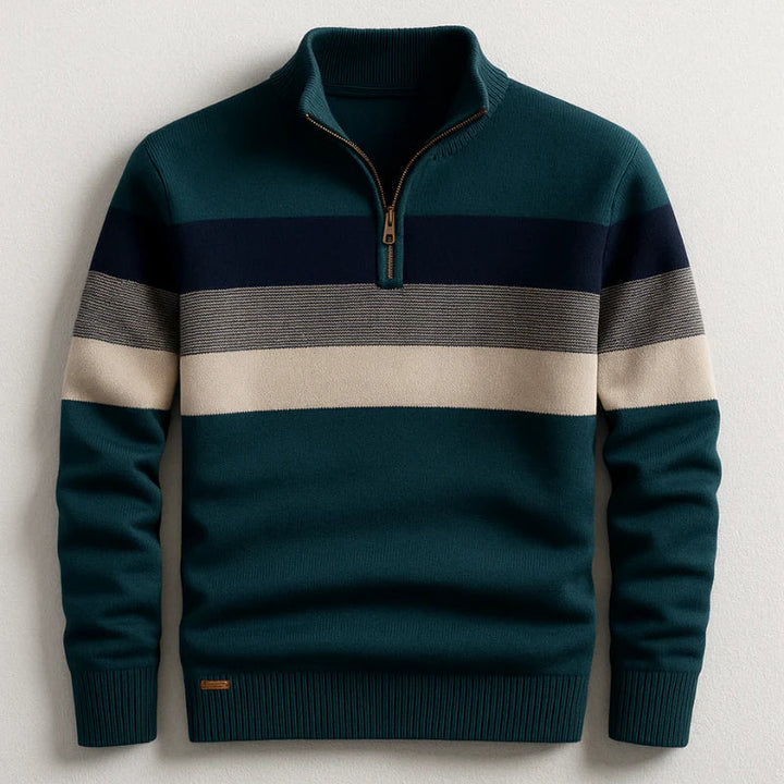 Men's Cotton Pullover Relaxed Fit in Green