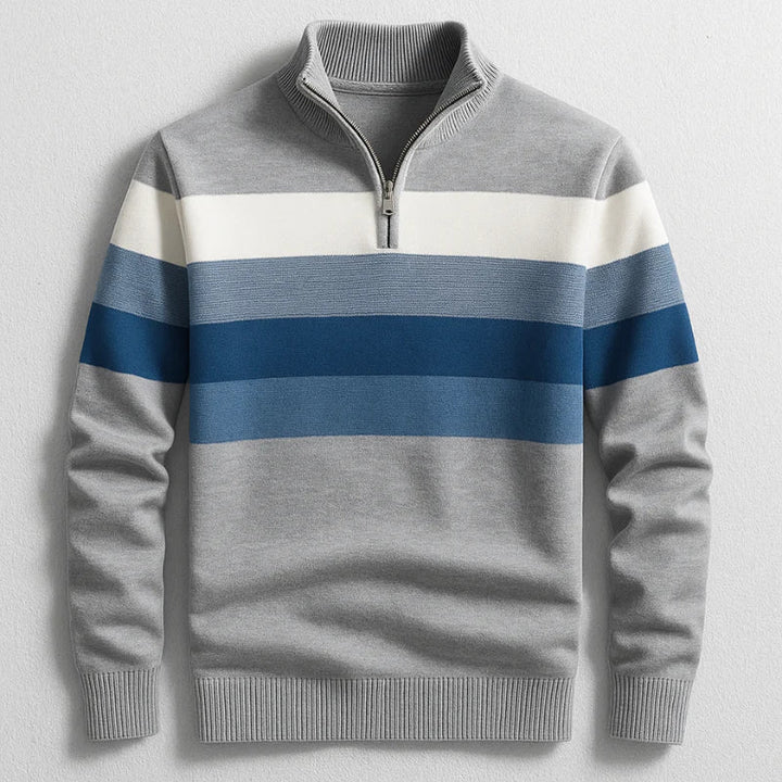 Men's Cotton Pullover Relaxed Fit in Grey
