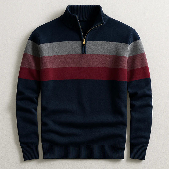 Men's Cotton Pullover Relaxed Fit in Navy