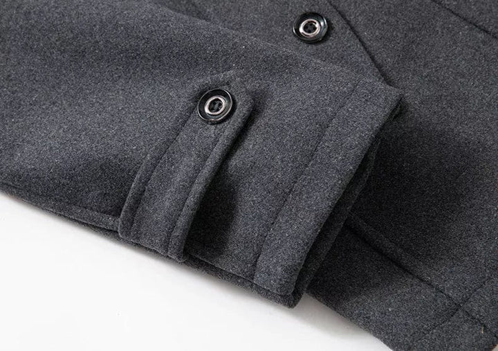 Men's Elegant Tailored Wool Coat (4)