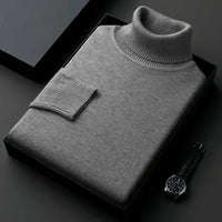 Leo | Men's Elegant Turtleneck Pullover for Autumn