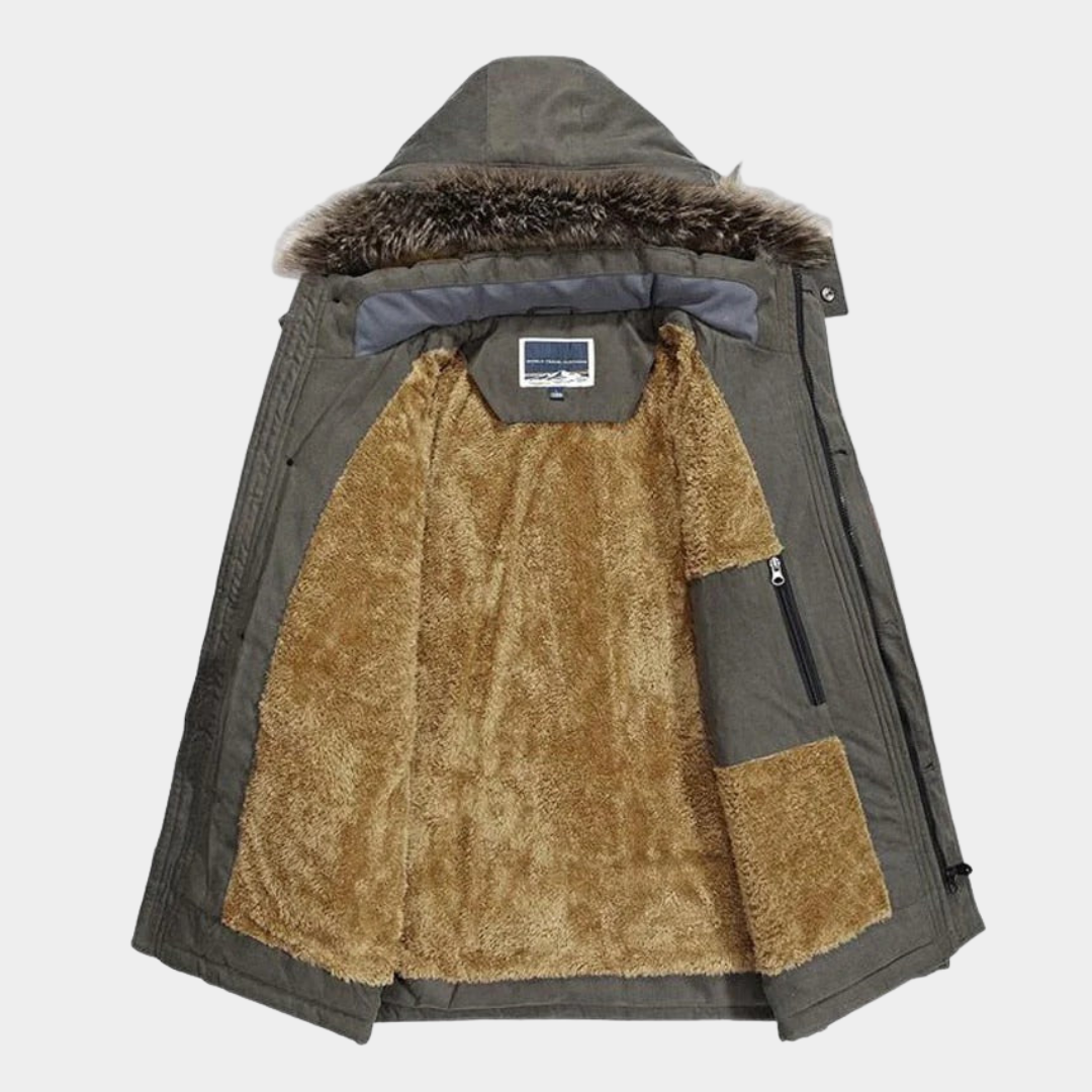 Men's Fleece-Lined Hooded Parka for Autumn (11)