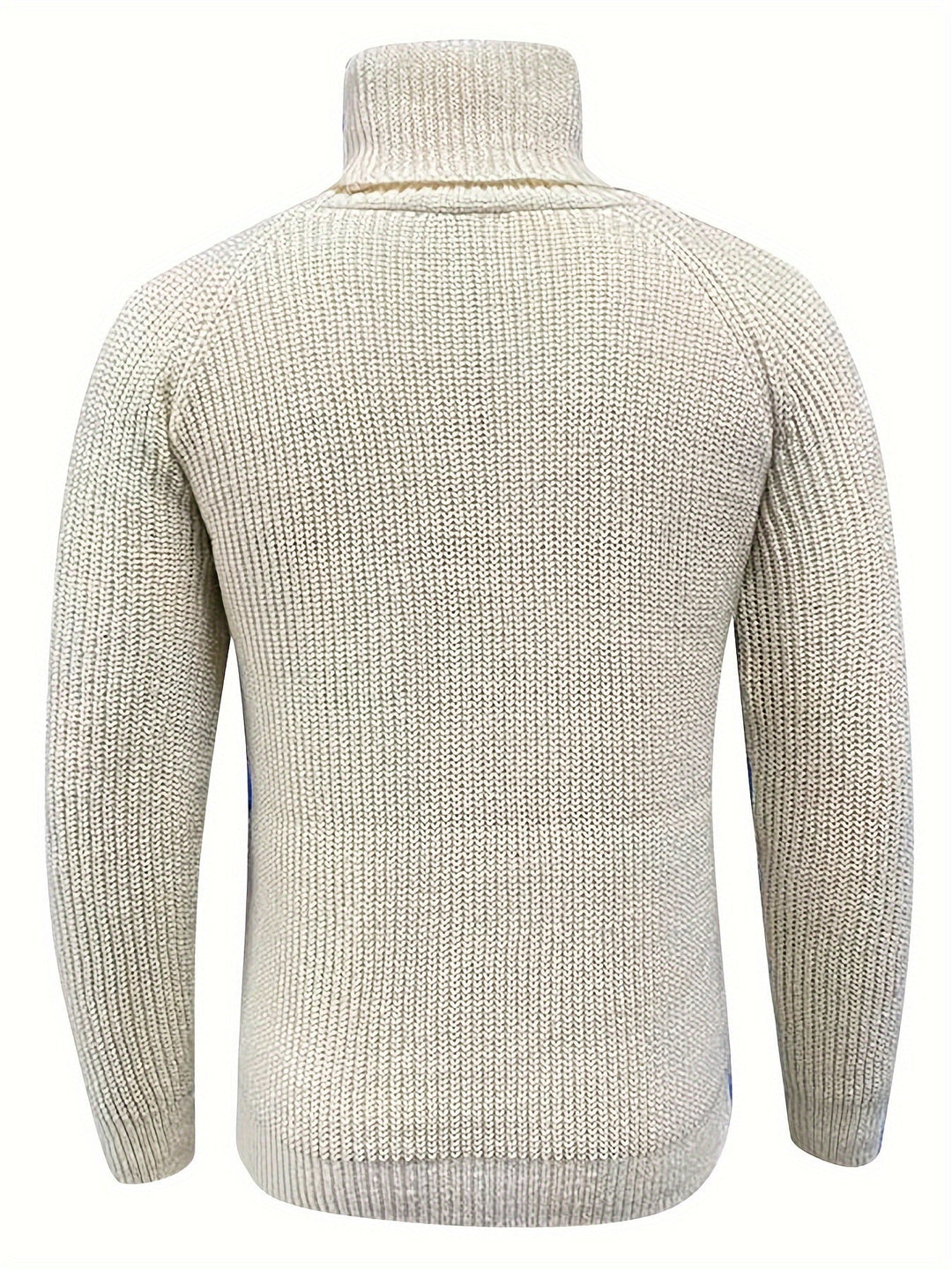 Mens Jumper Roll Neck Knit for Autumn (3)