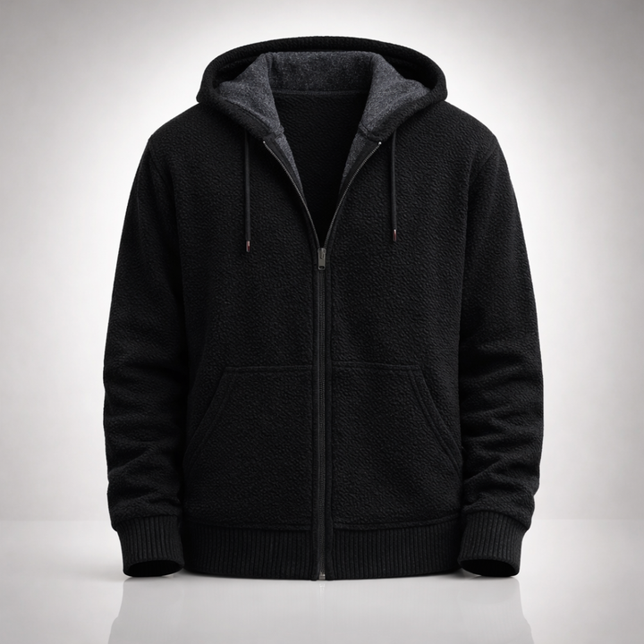 Men's Jumper with Full-Zip Hood for Autumn (8)