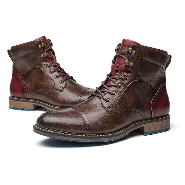 Men's Leather Oxford Boots for Autumn (6)