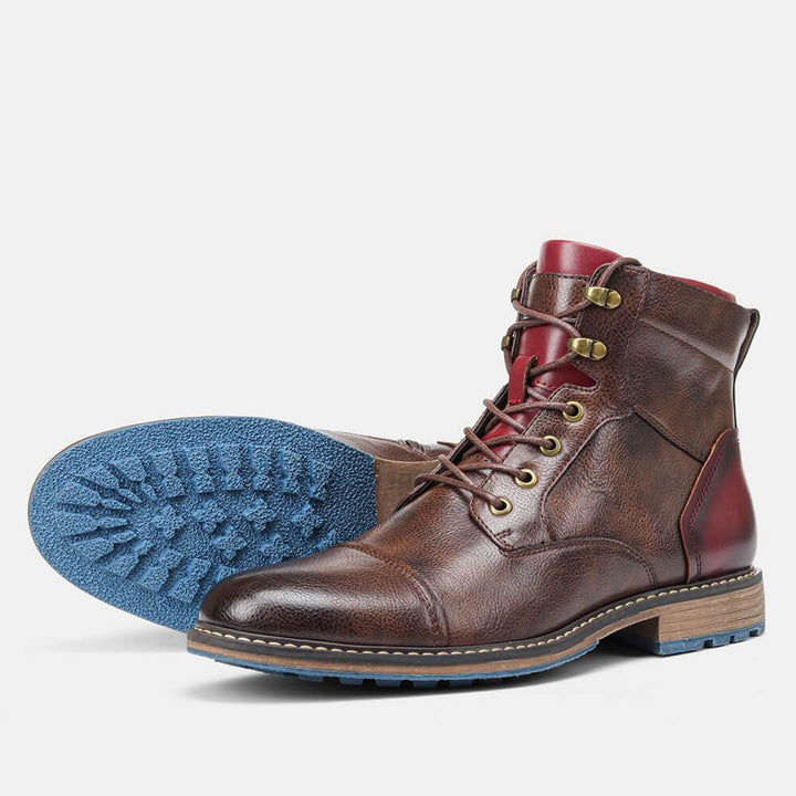 Men's Leather Oxford Boots for Autumn (7)
