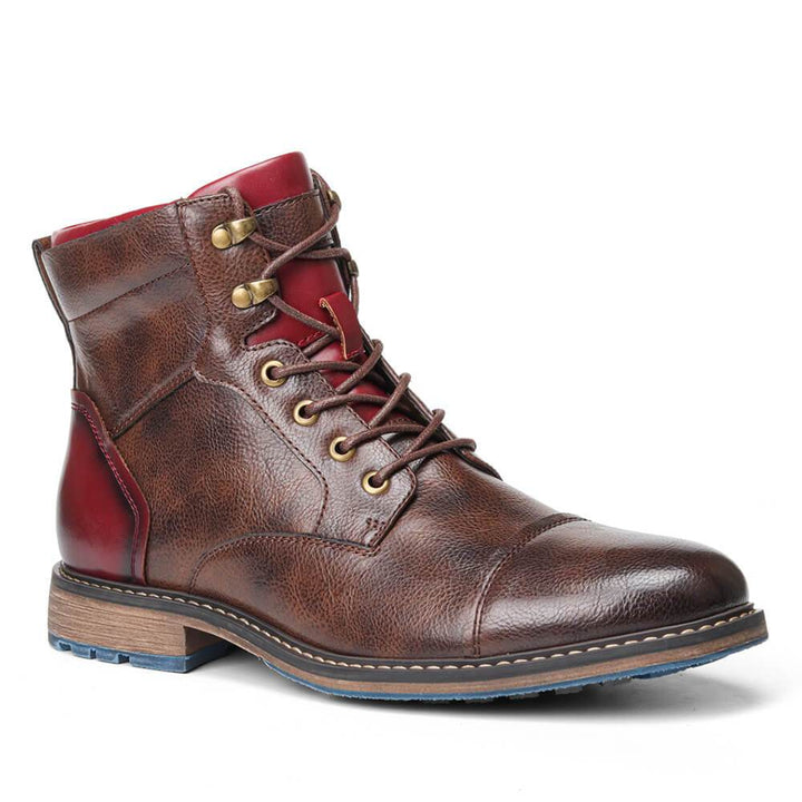 Men's Leather Oxford Boots for Autumn (9)