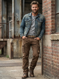 William | Men's Oversized Cargo Pants with Pockets