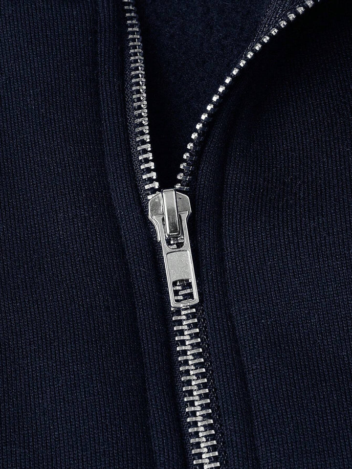Men's Pullover High Neck Zip for Autumn (5)