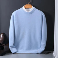 Thomas | Men's Pullover in Geometric Warm Mohair