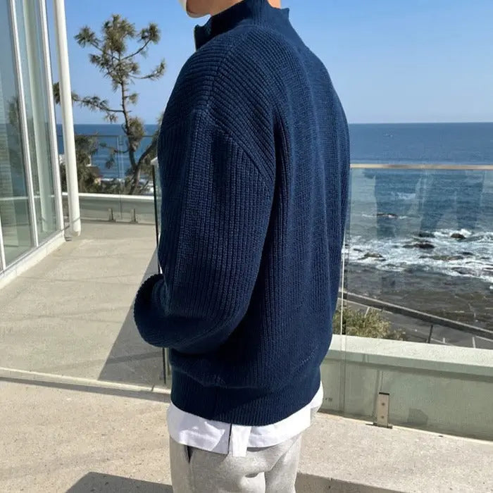 Men's Pullover with Classic Half-Zip (3)