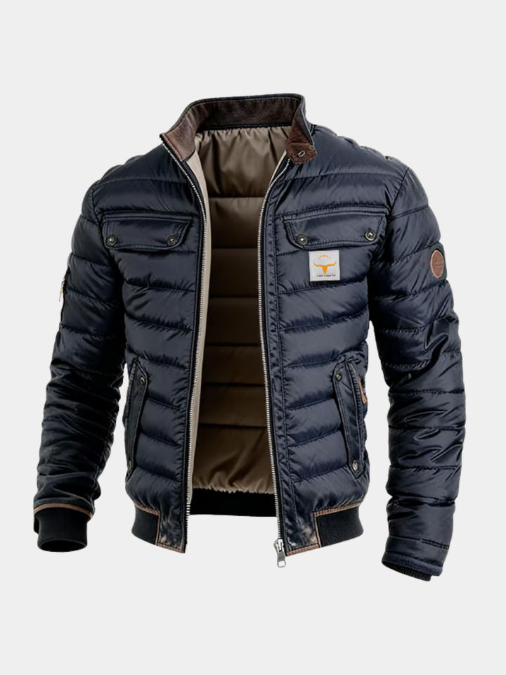 Men's Quilted Urban Jacket for Autumn