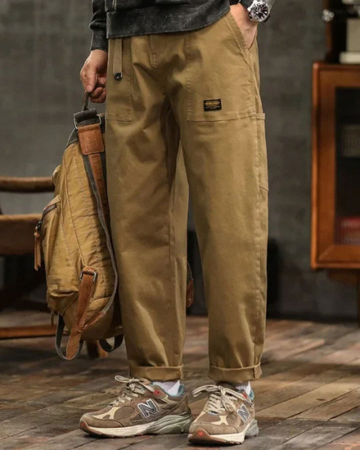 Men's Relaxed Cargo Pants with Pockets (6)